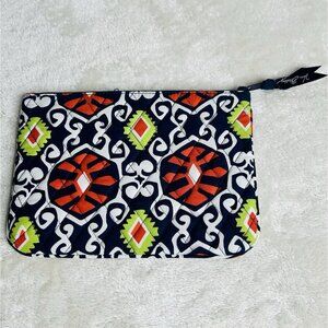 Vera Bradley Cosmetic Bag Sun Valley NWOT 9"W x 6.5"H Quilted
